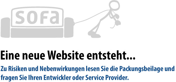 Eine neue Website ensteht ...